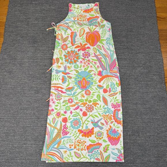 Gretchen Scott Designs Dresses & Skirts - Gretchen Scott Hummingbird Heaven Side Tie Maxi Dress Women XL Floral Resort